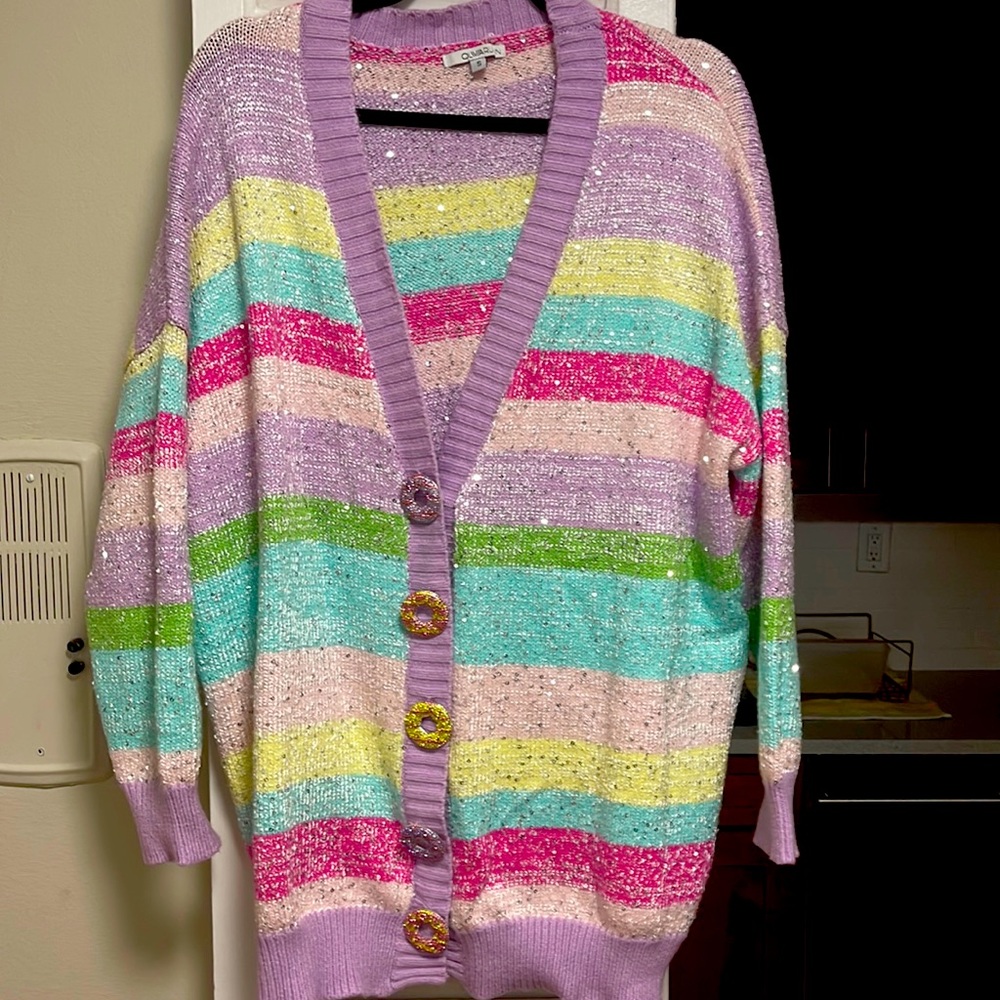 Olivia Rubin Rainbow cardigan